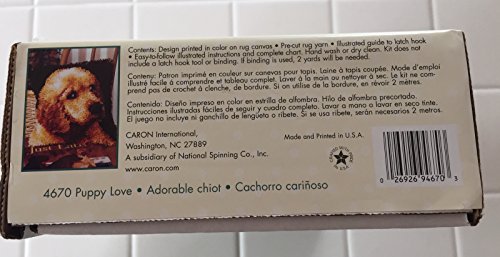 2 WonderArt+4670+Latch+Hook+Puppy+Love