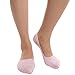 Ekouaer Women Cotton Low Cut Socks No Show Liner Boot Non-slip Sock 5 Pairs