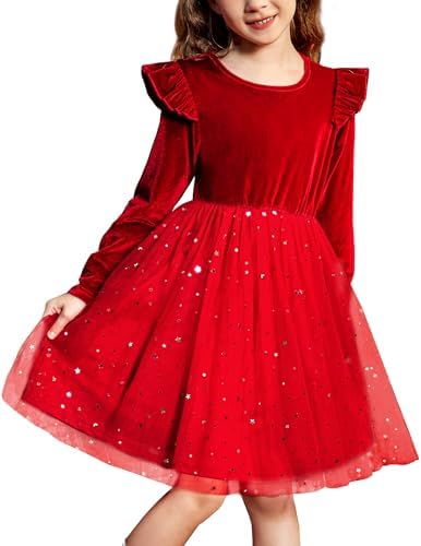 Amazon.com: Baby or Toddler Girls Christmas Holiday Dress