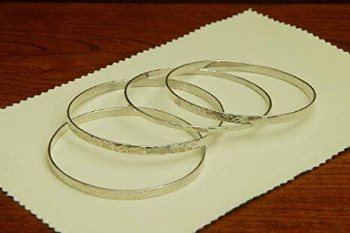 Sunshine Polishing Cloths, Bulk Pack, for Silver, Gold, Brass and Copper Jewelry (5 Pack) - Thumbnail 4