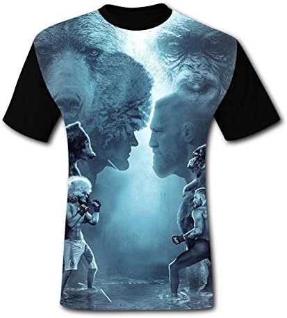 Men's T-Shirt,Creative Khab-ib Nurmag-omedov vs Con Mcgr-Egor Boxing Match Print Tee