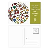 Skull Guitar Pepper Football Illustration Poetry