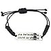 Angelus She believed she could so she did Engraved Black Affirmation Positive Quote Inspirational Leather Bracelet for Women Ladies Girls