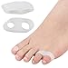 2 PCS Toe Separators Comfortable Silicone Little Last Toe Valgus Corrector Gel Straightener