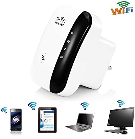 Wifi Extender Repeater, FoxRule 300Mbps Wireless-N AP Range 802.11 Wifi Repeater 2.4G Lan AP High Speed Signal Signal Extender Booster Network Repeater US Plug