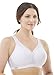 Glamorise Women's Full-Figure Sports Bra, White, 42DD