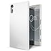 SLEO Sony Xperia XZ/XZs Case - Rubberized Hard PC Back Case Cover for Sony Xperia XZ/XZs Phone - White