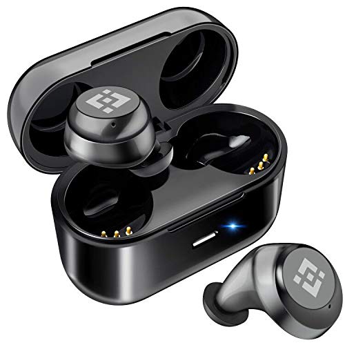 Wireless Earbuds 【Upgraded Graphene 3D Stereo Sound】 Bluetooth 5.0 with 28Hr Play Time Noise Cancelling HonShoop Lightweight Bluetooth Headphones Built-in Mic