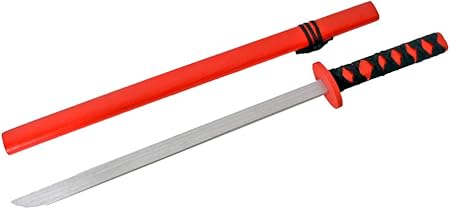 Amazon Bwolf 玩具 鞘あり 日本刀 木製 コスプレ 殺陣の練習などに 木刀 模造刀 チャンバラ 剣 1本 民芸品 おもちゃ