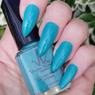 Vivien Kondor Henna Halal Permeable Nail Polish (HA38 Aqua)