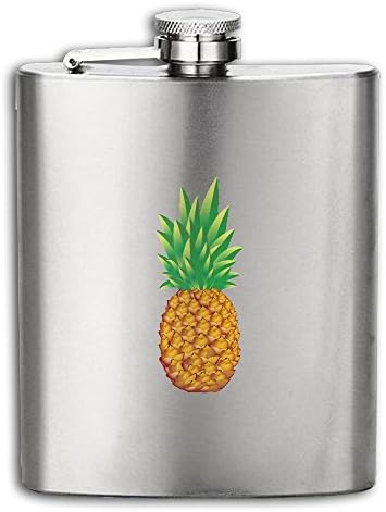 Ananas H BBQ's Whiskey Stainless Steel Hip Flasks 8OZ