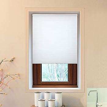 Cellular Honeycomb Blinds White Privacy Light Filtering 24