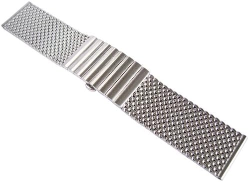 Staib 24mm Matte Mesh 150mm Stainless Steel Mens Watch Band Model 2792