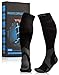 Atist Compression Socks for Women & Men, 20-30 mmhg, Crossfit, Boost Calf Muscle Performance & Stamina, Black, L/XL