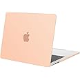 MOSISO Compatible with MacBook Air 13 inch Case 2025 2024 2023 2022 Release M4 A3240 M3 A3113 M2 A2681, Protective Plastic Hard Shell Cover Compatible with MacBook Air 13.6 inch Case, Peach Fuzz