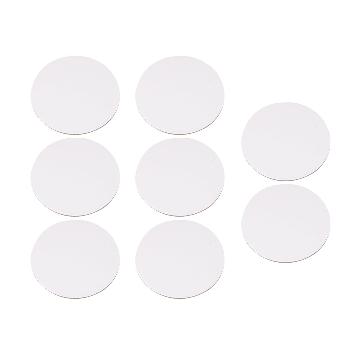 8Pcs Round Canvas Board Blank Canvas Panels Art Drawing Board Artists Painting Panel Sketchpad for Craft Drawing -10CM