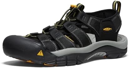 Amazon.com | KEEN Men's Newport H2 Closed Toe Water Sandals, Black