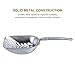 SNUGENS Cat Litter Scoop, Aluminum Alloy Sifter, Deep Shovel Poop Sifting with Long Handle, Kitten Pooper Lifter Works with All Type of Cat Litter, Metal Kitty Litter Scooper for Litter Box