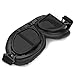 Astra Depot WWII RAF Vintage Pilot Style Black Frame Motorcycle Café Racer Cruiser Touring Goggles