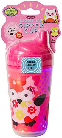 Lighning Lights Double Wall Light Up Sip Cup, Pink