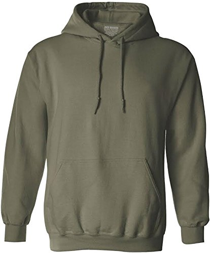 Joe's USA(tm) - Big Mens Size Five Extra Large Hoodie Sweatshirts-5XL in Military Green