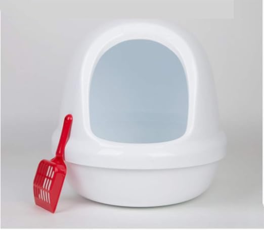 Bac A Litiere Pour Chat Ligne Innovante De Coquilles D Oeufs Conception Protection Ronde Semi Fermee Conception Pratique Divisee Facile A Nettoyer Amazon Fr Cuisine Maison