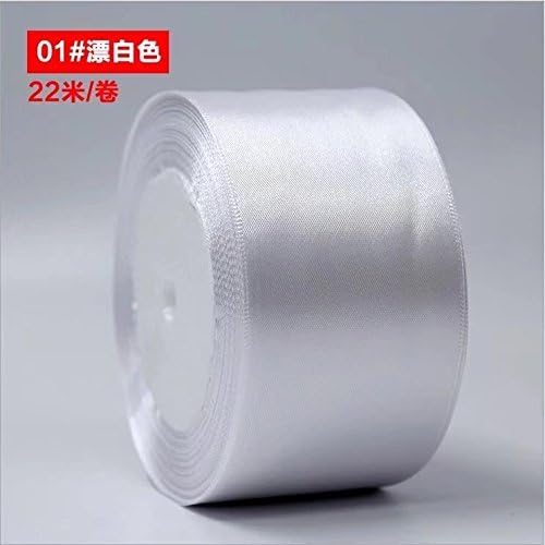 Doyeemei satin ribbon 22M x 40mm (White)