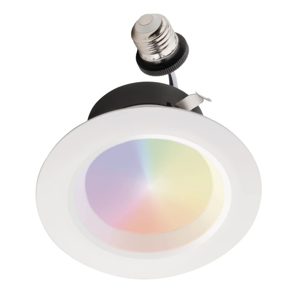 Photo 1 of Juno RB4SC RGBW MW M6 RetroBasics Retrofit Smart Downlight, Switchable, RGBW, 4-Inch, Matte White