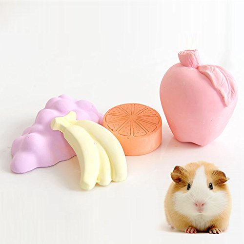 Hamster Chew Toy Teeth Grinding Lava Block Calcium Stone for Chinchilla