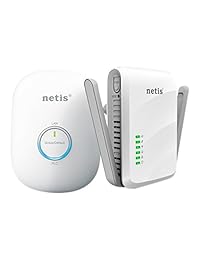 Netis pl7622kit Kit de adaptador Powerline AV600 inalámbrico de 300 Mbps