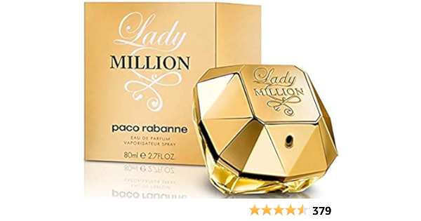 Lady Million by Paco Rabanne Eau De Parfum Spray 2.7 Fl Oz (Women), Pack of  1 : Everything Else - Amazon.com