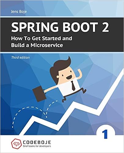 Spring Boot 2 How To Get Started And Build A Microservice Third Edition Brief Books For Developers Boje Jens 9781694462831 Amazon Com Books