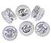 Silicone & Sterling Silver Earring Backs Small 5mm Hybrid Style 3 Pairs
