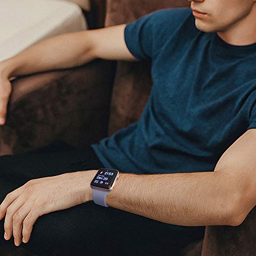 image for NUKELOLO Sport Band Compatible with Apple Watch 38MM 40MM, Soft Silico