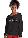 Alpha Chi Omega (AXO) | Licensed Greek Ladies' Wide Neck Fleece Sweatshirt