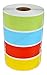 4 Rolls; 1 Roll Of Each Color, 350 Labels Per Roll of DYMO-Compatible 30252 RED, BLUE, YELLOW and GREEN Address Labels (1-1/8