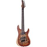 Schecter Reaper-7 Multiscale - Satin Inferno Burst