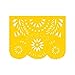 Fiesta Banner Plastic Papel Picado 2 Pack: 10 Large Multi-Colored Panels 16 feet Long for Mexican Themed Party Supplies for Festivals, Dia De Muertos, Coco Theme, Flower Decor by Ole Mission