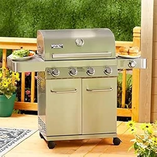 Monument Grills 17842 Upgrade 4-Burner Stainless Steel Propane Gas