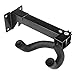 Top Stage Set of 5 Guitar Hanger Slatwall Black Steel Foam 3” OC Adjustable 270° JX11-Q5