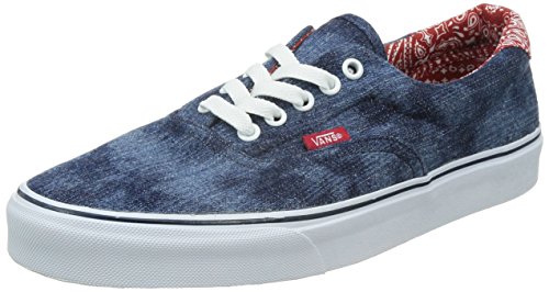 Vans Unisex Era 59 Acid Denim Blue Bandana Skate Shoe Desertcart