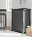 Storkcraft Avalon 5-Drawer Universal Dresser, Gray