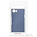 kwmobile Case for BlackBerry KEYone (Key1) - Hard Plastic Anti Slip Grip Shockproof Protective Phone Cover - Metallic Blue
