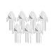 Panel Wall Clip Por Fabric Panels Paper Wall Metal Pin Cubicle Hooks Key Hangers 7pcs (White)