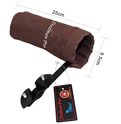 Vizcaya Drum Stick Holder Drum Stick Bag with Drum Key (Coffee)