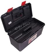 Toolzone 19 inch Black Heavy Duty Plastic Maestro Toolbox with Handle TB095 view 5