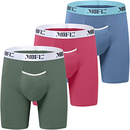 JINSHI Men's Boxer Briefs underwearBamboo Under