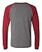 Bella + Canvas Men's Jersey Long-Sleeve Baseball T-Shirt L DEEP HTH/ CARDNL