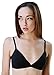 Lula Lu Petites Delilah - Women’s Organic Cotton Wireless T-Shirt Bra, Removable Pads - AAA, AA, A for Small Boobs - Tagless