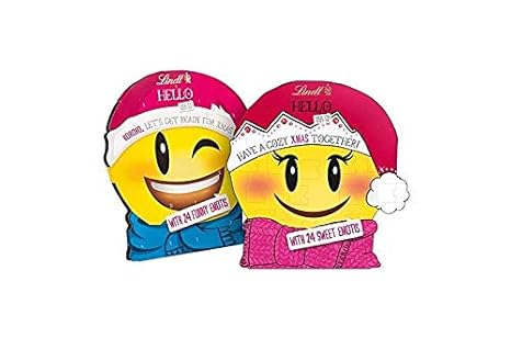 Lindt HELLO Adventskalender Mini Emoti, 1er Pack (1 x 145 g)
